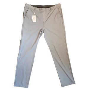 Boston Scott Golf Men's 40x33 Gray Stretch Sport Performance Tech Pants  NWT$125